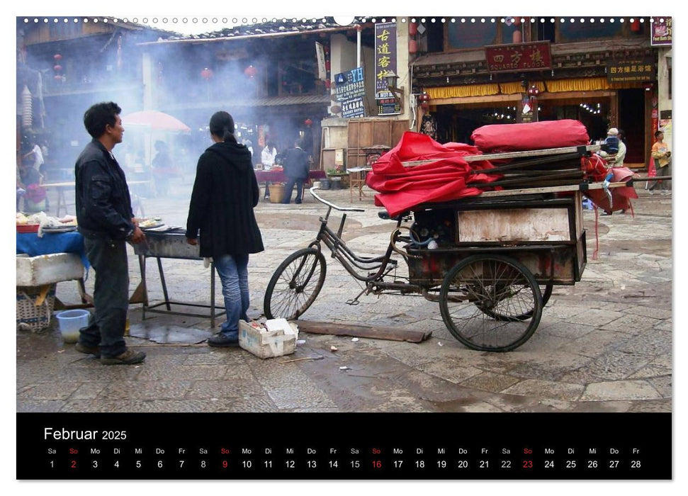 Impressionen aus China (CALVENDO Wandkalender 2025)