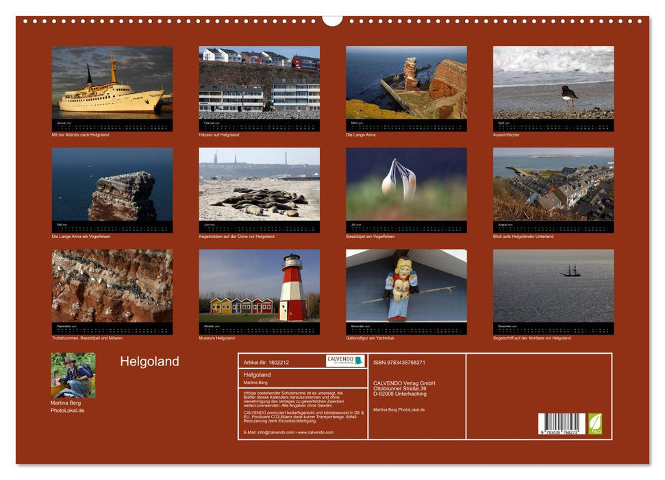 Helgoland (CALVENDO Wandkalender 2025)