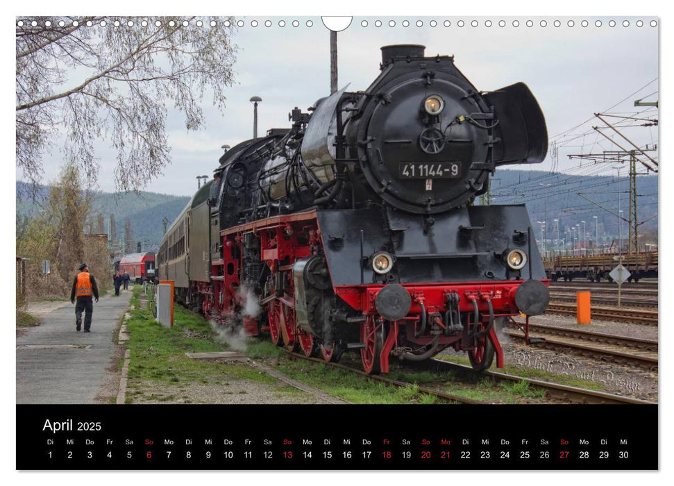 Unterwegs am Bahndamm (CALVENDO Wandkalender 2025)