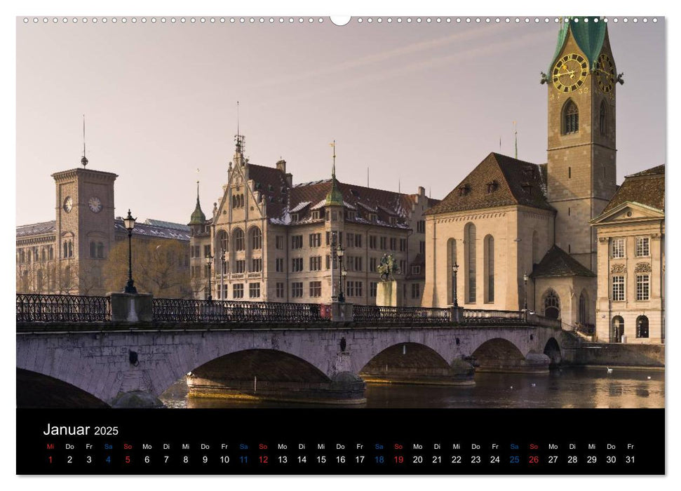 ZÜRICH - Little Big City (CALVENDO Premium Wandkalender 2025)