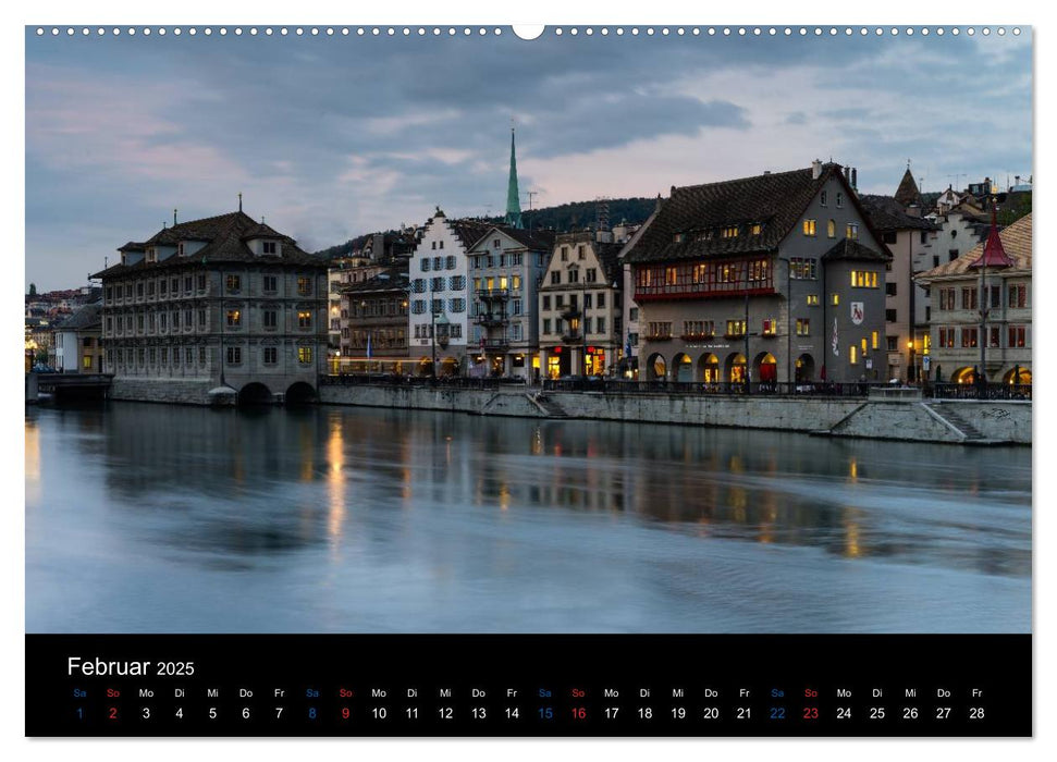 ZÜRICH - Little Big City (CALVENDO Premium Wandkalender 2025)