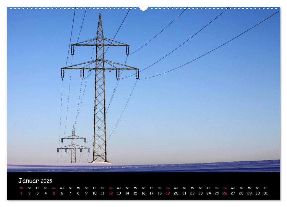 Unter Strom (CALVENDO Wandkalender 2025)