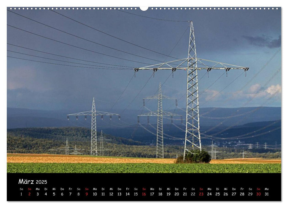 Unter Strom (CALVENDO Wandkalender 2025)