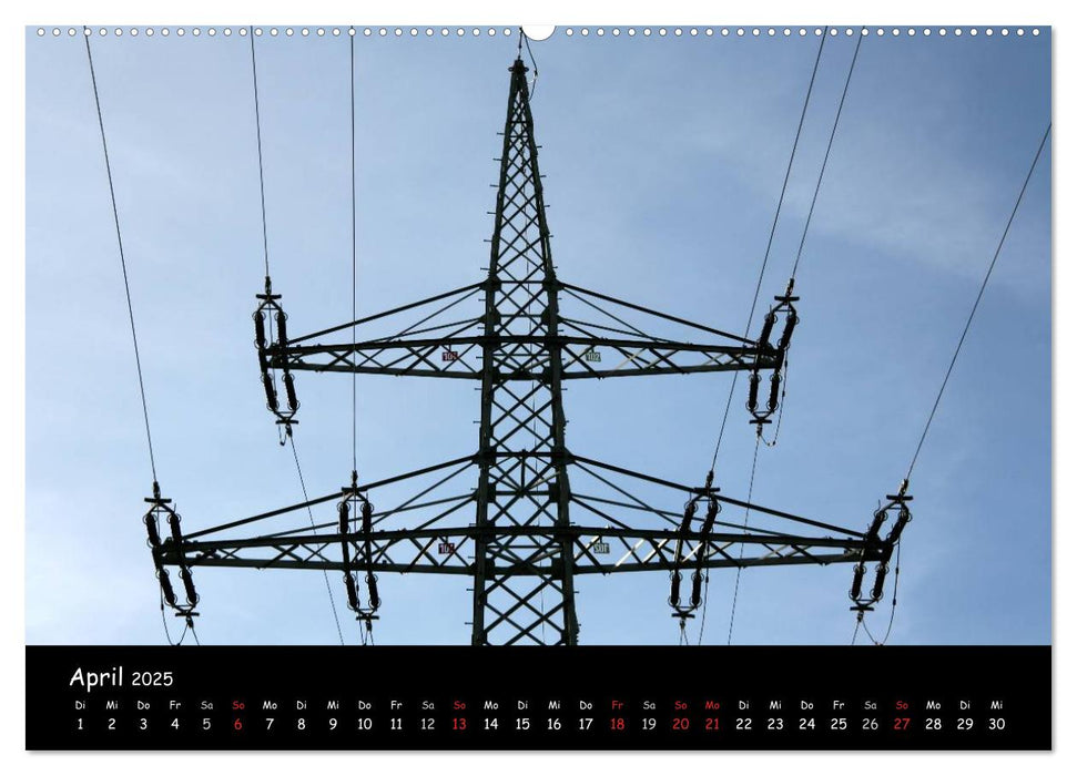 Unter Strom (CALVENDO Wandkalender 2025)