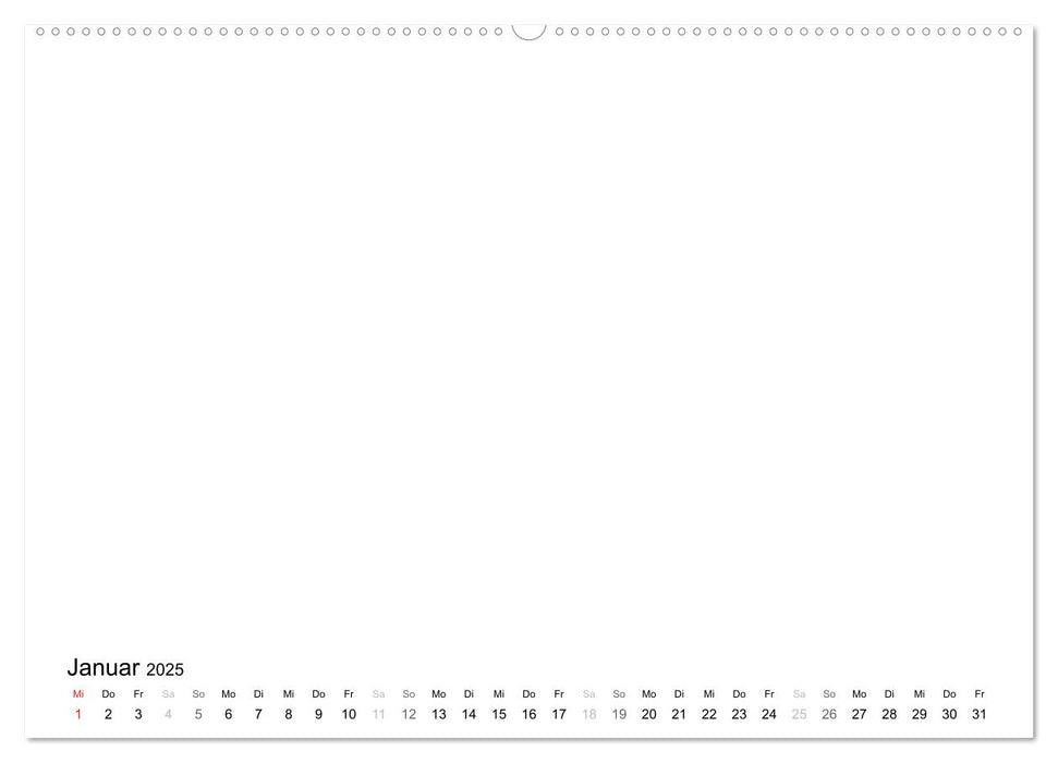 Bastelkalender - Weiss (CALVENDO Wandkalender 2025)