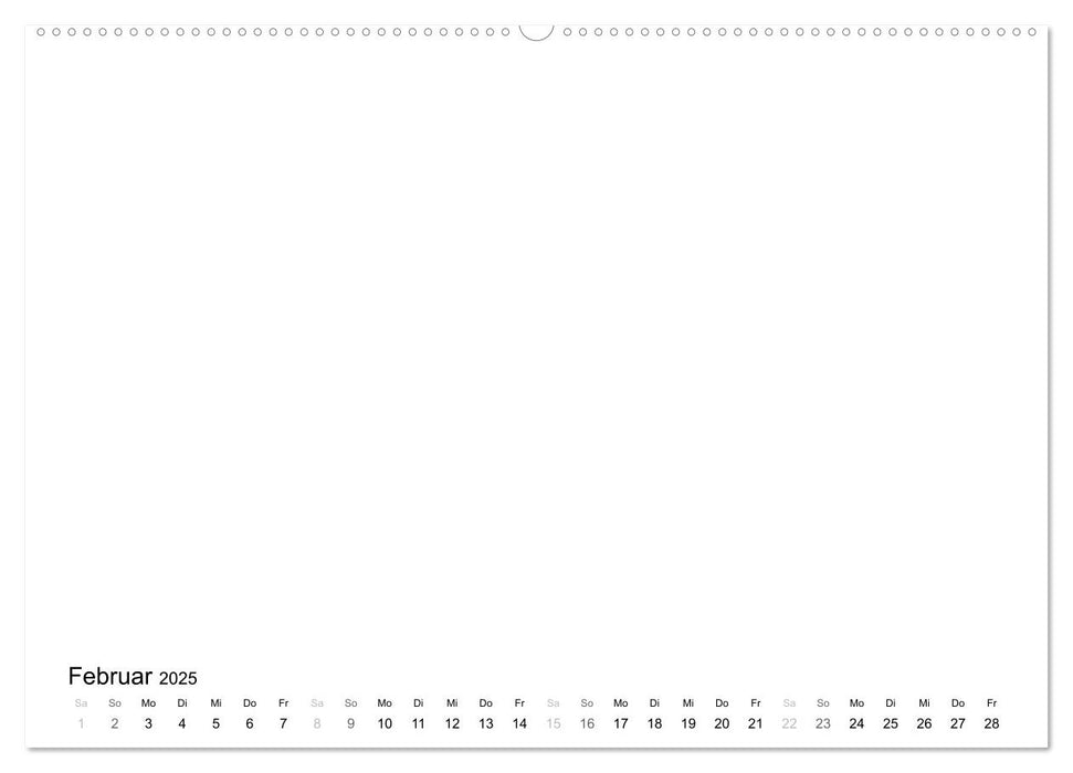 Bastelkalender - Weiss (CALVENDO Wandkalender 2025)