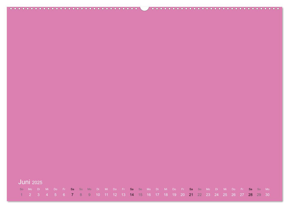 Bastelkalender - Pink (CALVENDO Wandkalender 2025)