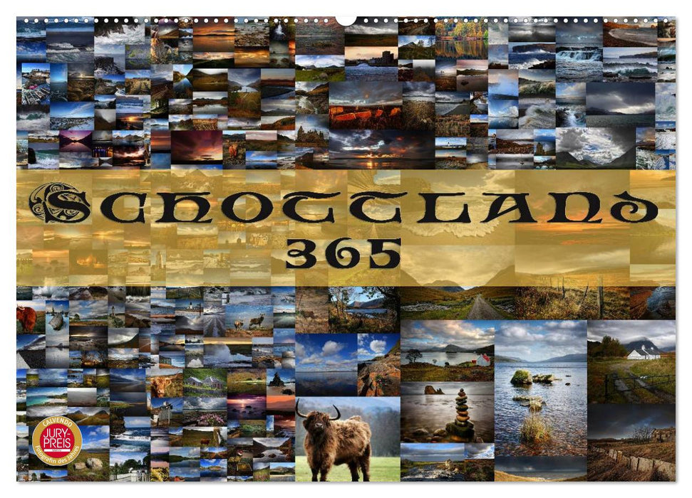 Schottland 365 (CALVENDO Wandkalender 2025)