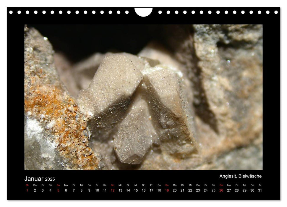 Mineralien aus dem Sauerland (CALVENDO Wandkalender 2025)