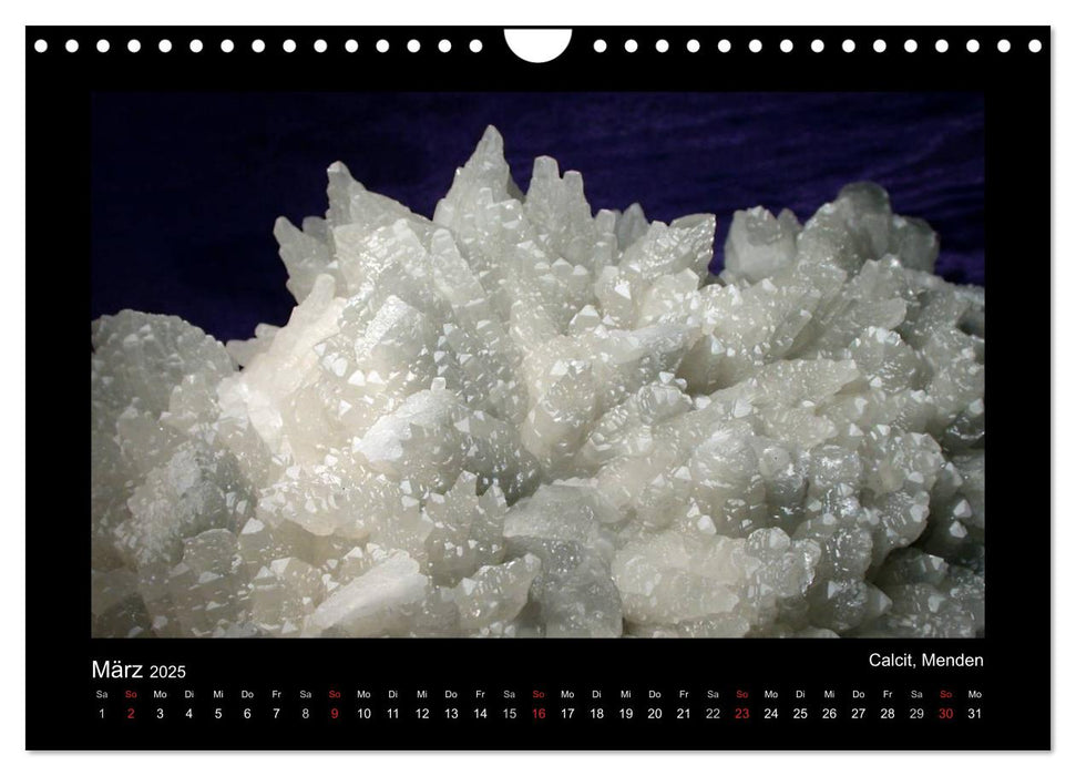 Mineralien aus dem Sauerland (CALVENDO Wandkalender 2025)