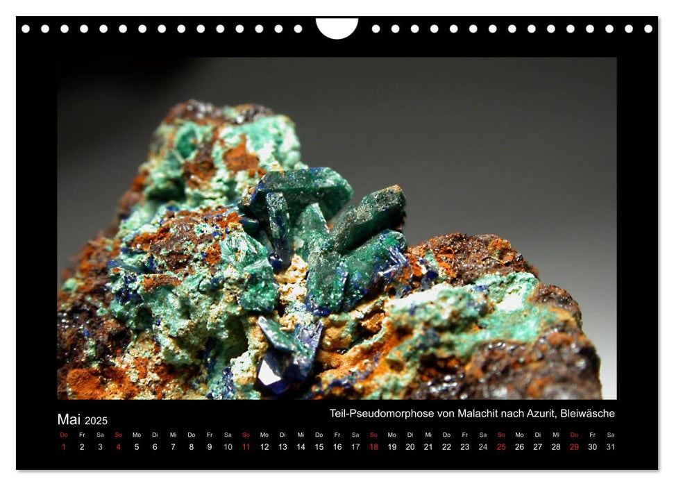 Mineralien aus dem Sauerland (CALVENDO Wandkalender 2025)