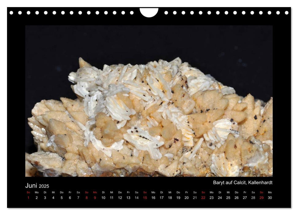 Mineralien aus dem Sauerland (CALVENDO Wandkalender 2025)