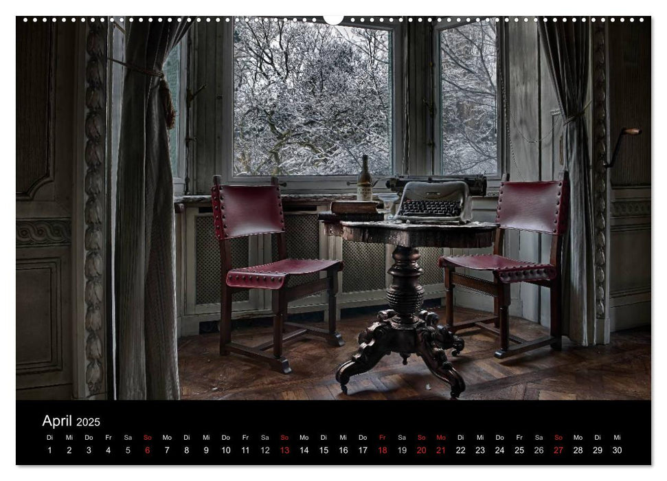 Geheimnisvolle Orte - Lost Places (CALVENDO Premium Wandkalender 2025)