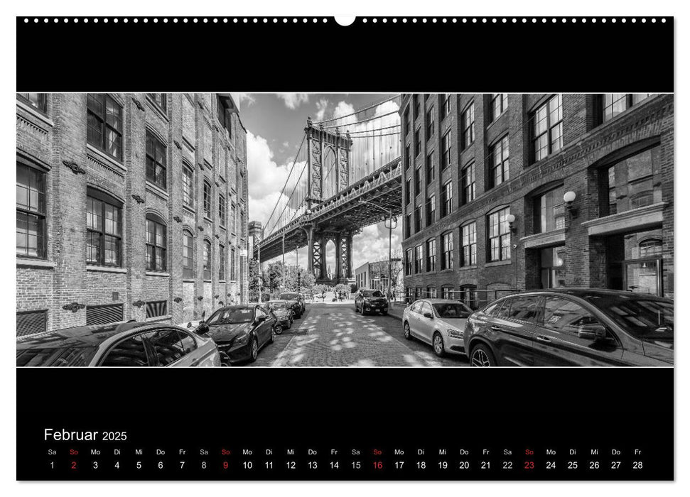 NEW YORK CITY Höhepunkte im Panoramaformat (CALVENDO Premium Wandkalender 2025)