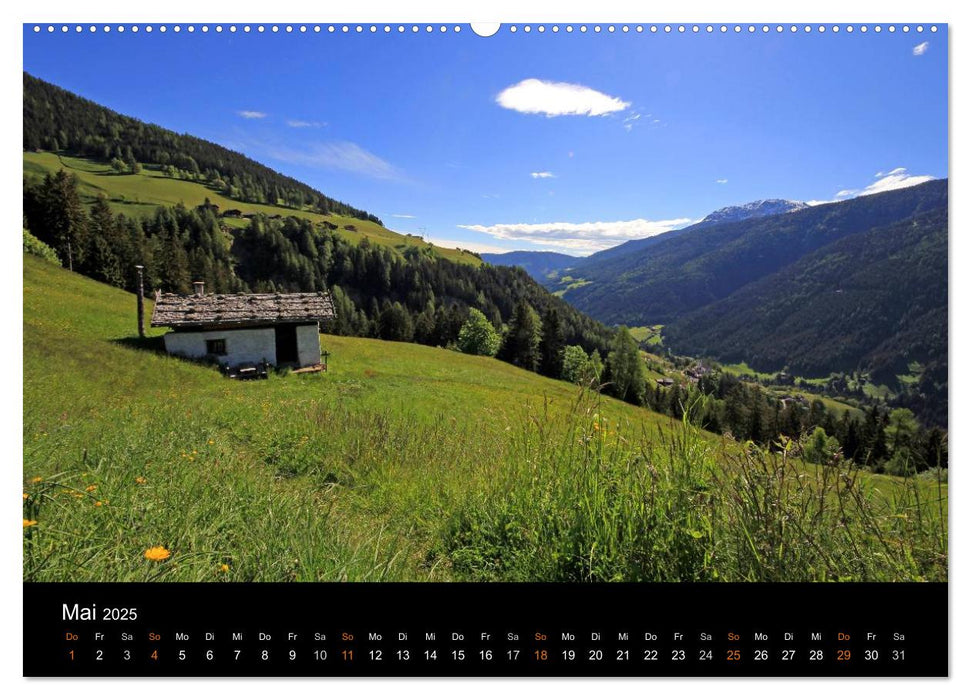 Das Ultental und seine Jahreszeiten (CALVENDO Premium Wandkalender 2025)