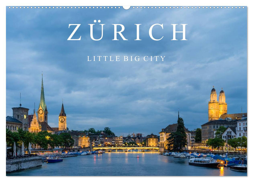 ZÜRICH - Little Big City (CALVENDO Wandkalender 2025)