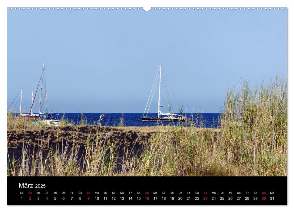 Kalabrien: Wo die Sonne Urlaub macht (CALVENDO Wandkalender 2025)