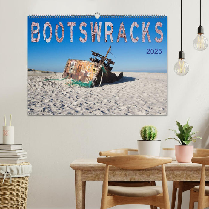 Bootswracks (CALVENDO Wandkalender 2025)