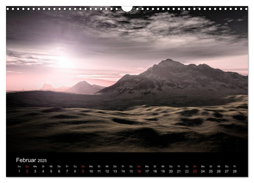 Fantasie Landschaften (CALVENDO Wandkalender 2025)