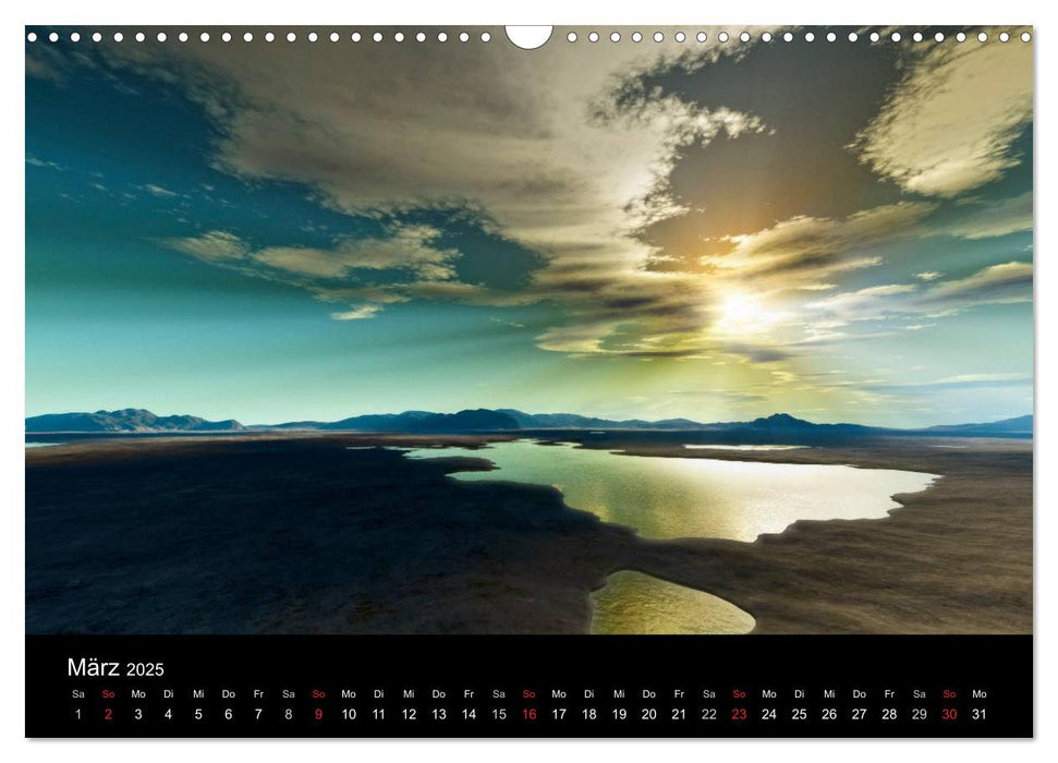 Fantasie Landschaften (CALVENDO Wandkalender 2025)