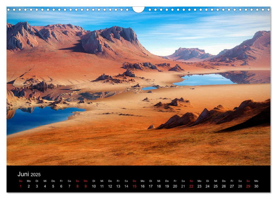 Fantasie Landschaften (CALVENDO Wandkalender 2025)