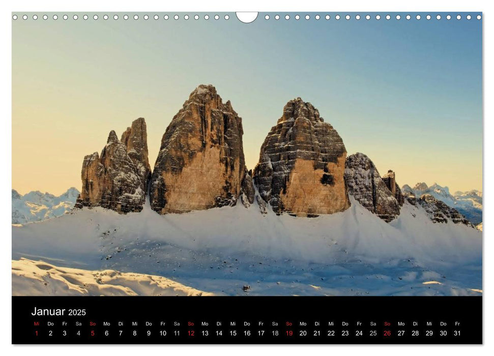 Südtirols Berge im Morgenlicht (CALVENDO Wandkalender 2025)