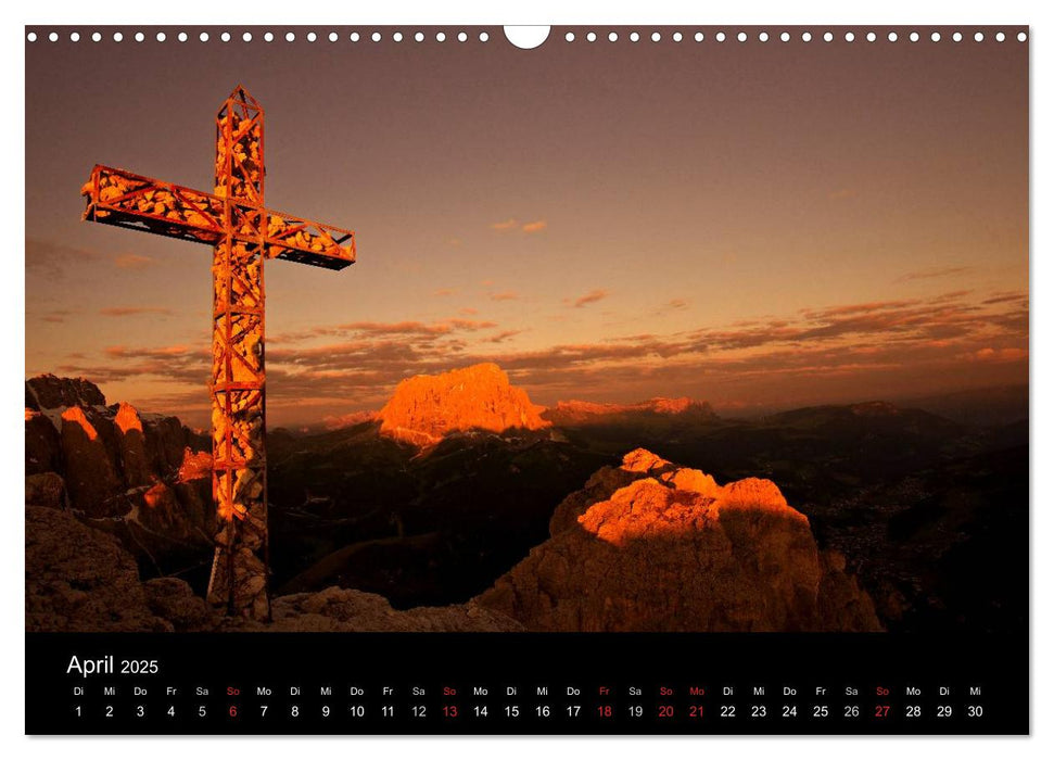 Südtirols Berge im Morgenlicht (CALVENDO Wandkalender 2025)