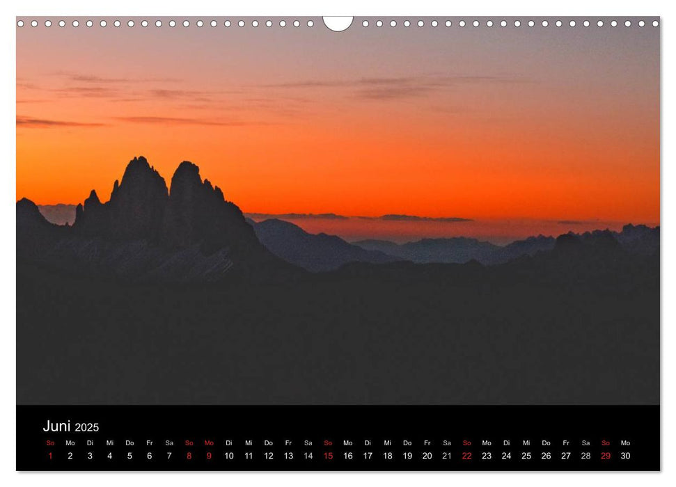 Südtirols Berge im Morgenlicht (CALVENDO Wandkalender 2025)