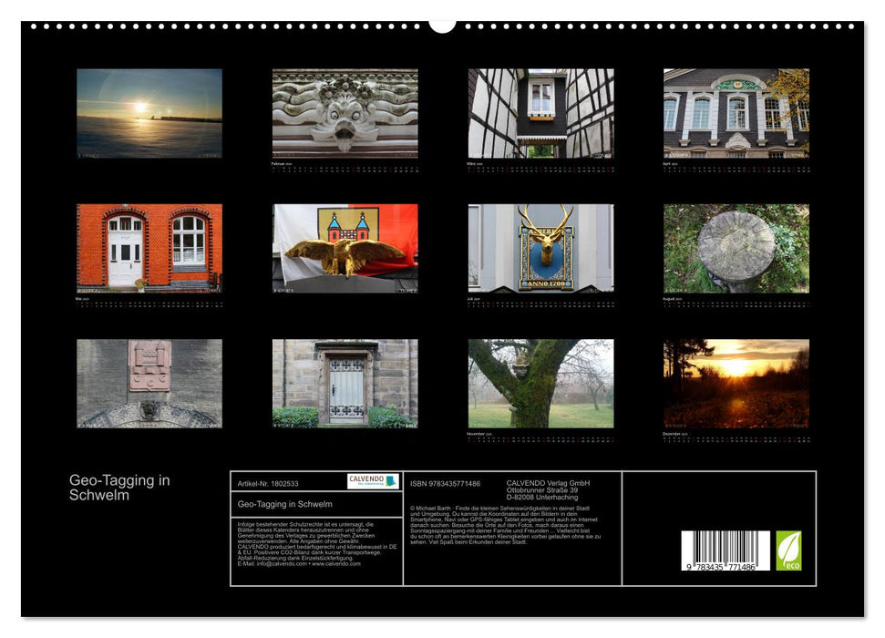 Geo-Tagging in Schwelm (CALVENDO Premium Wandkalender 2025)