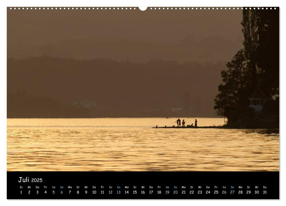 Stimmungsvolle Bilder vom Thunersee (CALVENDO Premium Wandkalender 2025)