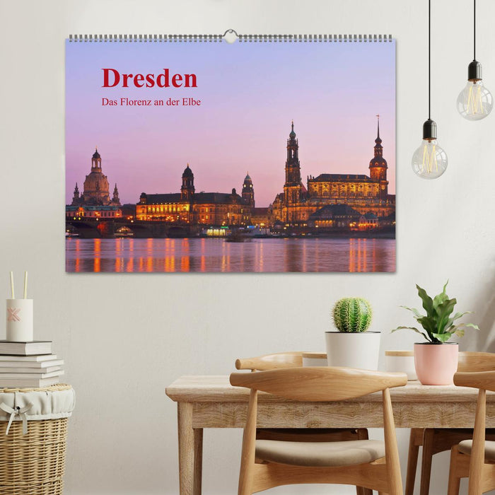 Dresden, das Florenz an der Elbe / CH-Version (CALVENDO Wandkalender 2025)