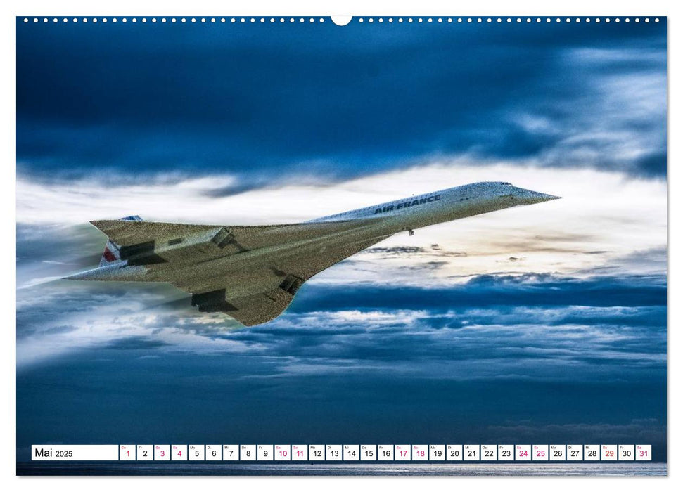 Modellflug in Szene gesetzt (CALVENDO Premium Wandkalender 2025)