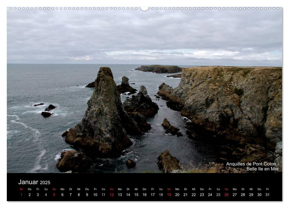 Bretagne - Zwischen Meer und Geschichte (CALVENDO Premium Wandkalender 2025)