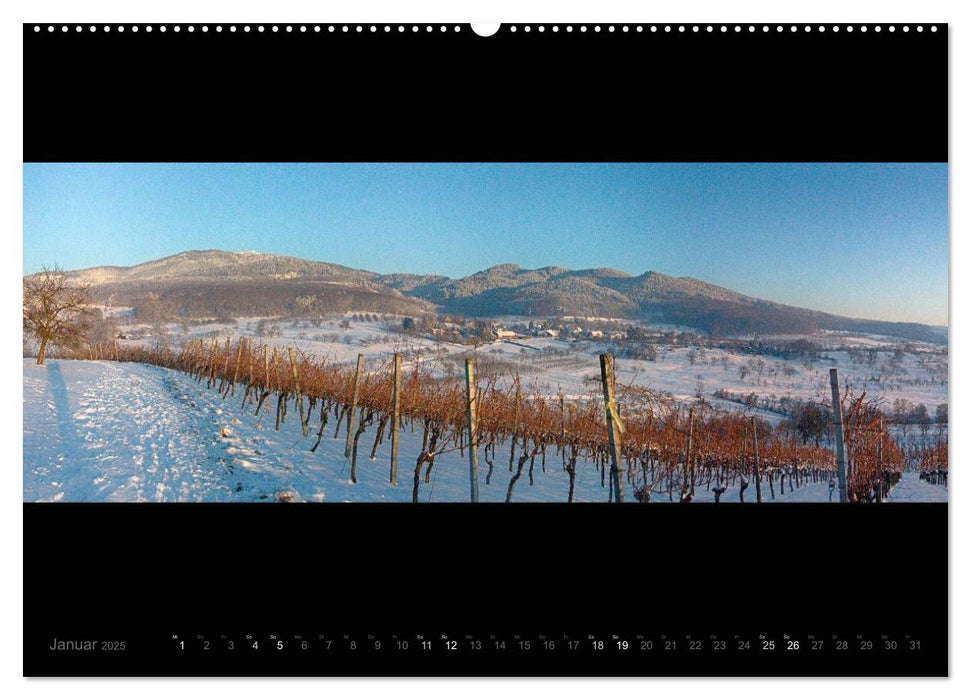 Markgräflerland-Panoramen - Vier Jahreszeiten in der Toskana Deutschlands (CALVENDO Wandkalender 2025)