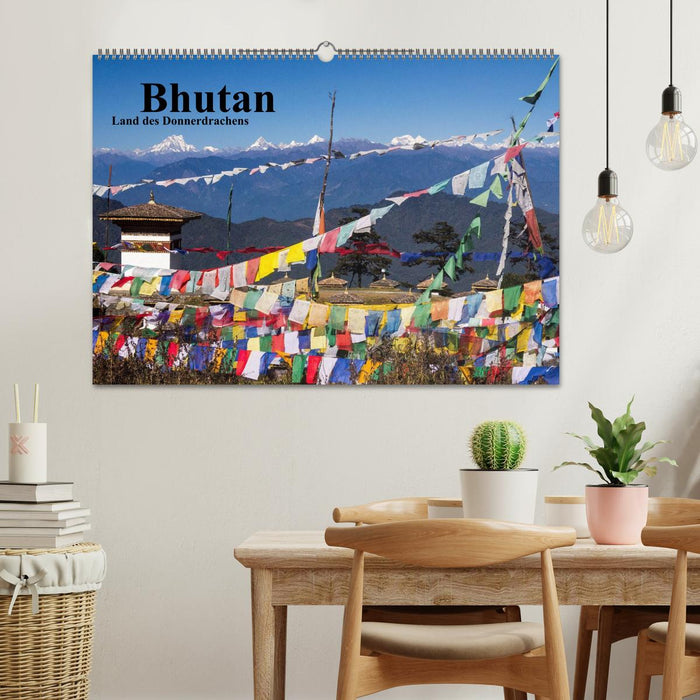 Bhutan 2025 - Land des Donnerdrachens (CALVENDO Wandkalender 2025)