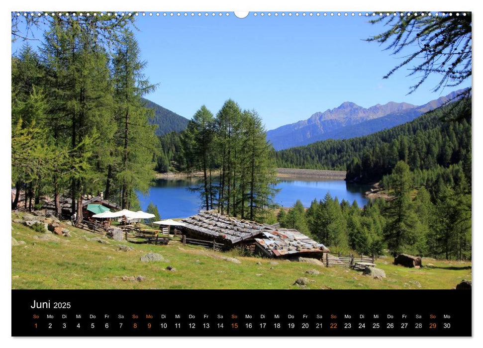 Das Ultental und seine Jahreszeiten (CALVENDO Wandkalender 2025)