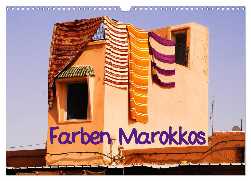 Farben Marokkos (CALVENDO Wandkalender 2025)