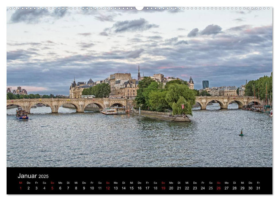 Paris (CALVENDO Premium Wandkalender 2025)