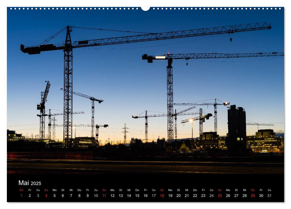 Baustellen (CALVENDO Wandkalender 2025)