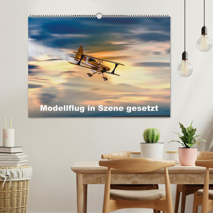 Modellflug in Szene gesetzt (CALVENDO Wandkalender 2025)