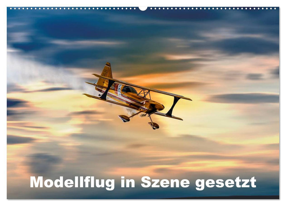 Modellflug in Szene gesetzt (CALVENDO Wandkalender 2025)