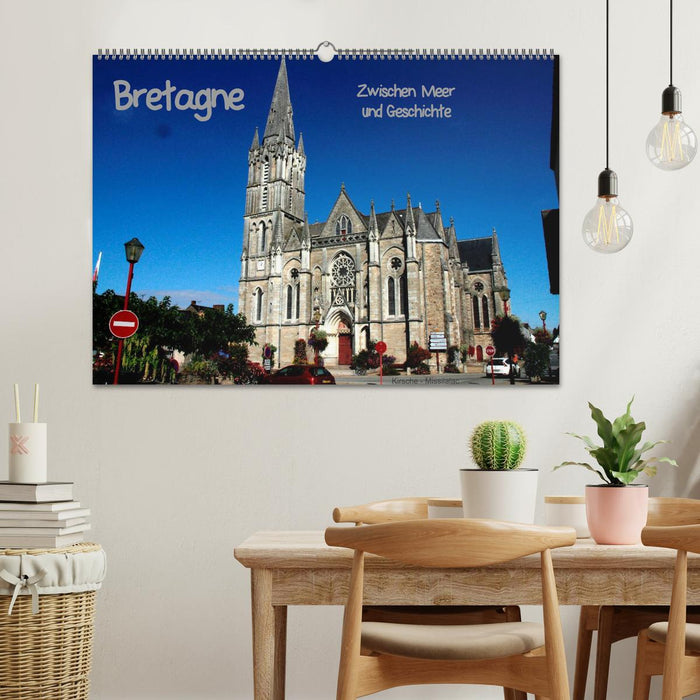 Bretagne - Zwischen Meer und Geschichte (CALVENDO Wandkalender 2025)