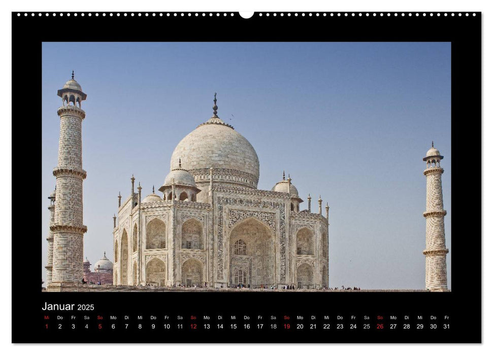 Taj Mahal (CALVENDO Premium Wandkalender 2025)