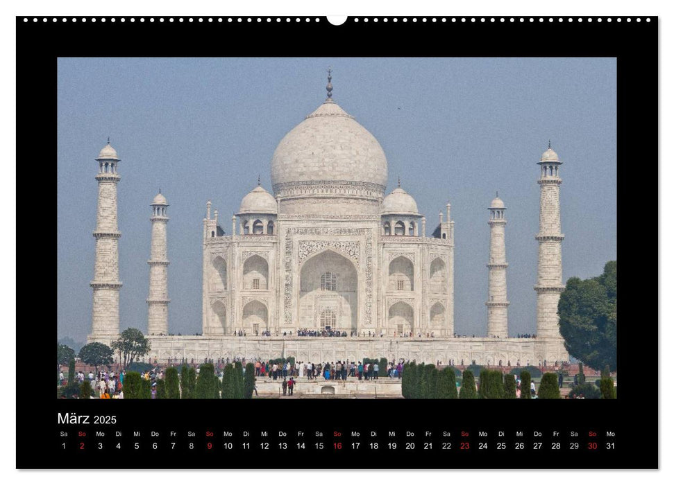 Taj Mahal (CALVENDO Premium Wandkalender 2025)