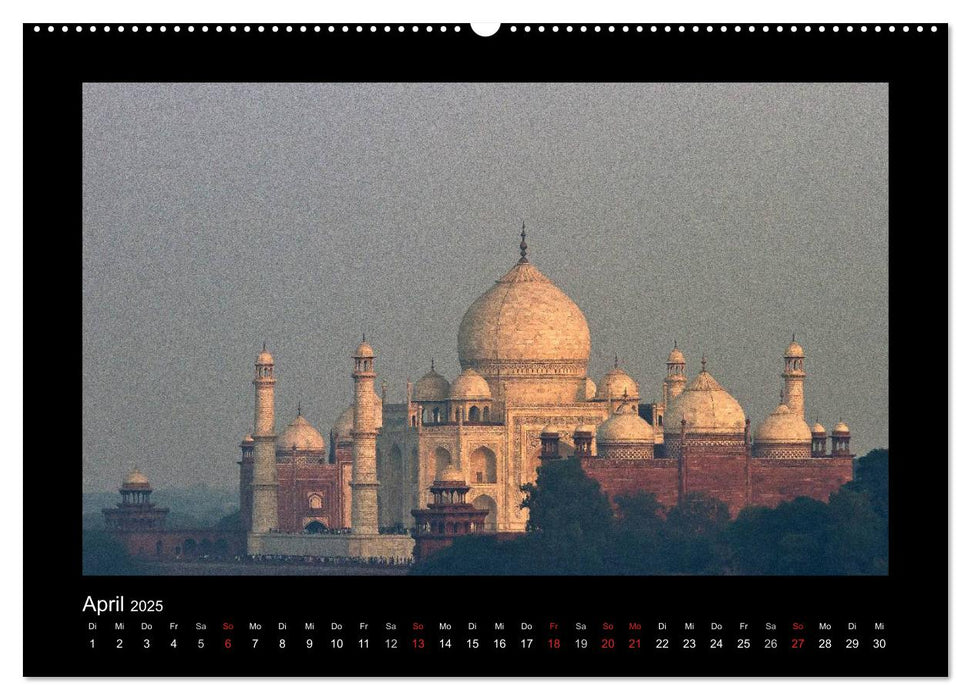 Taj Mahal (CALVENDO Premium Wandkalender 2025)