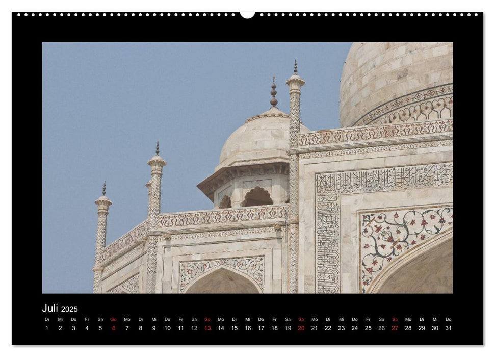 Taj Mahal (CALVENDO Premium Wandkalender 2025)