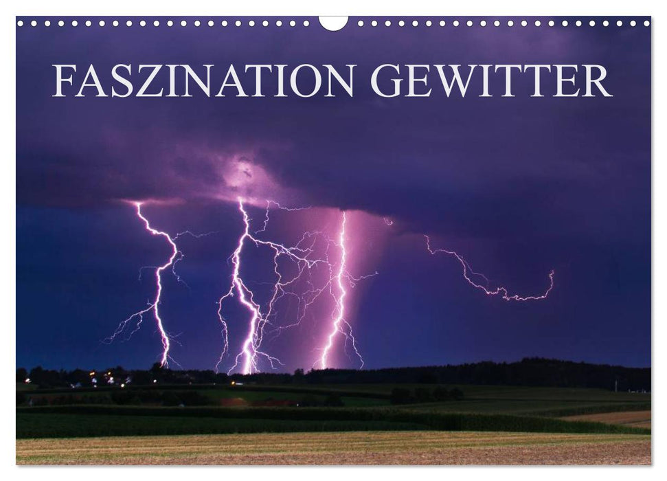 Faszination Gewitter (CALVENDO Wandkalender 2025)