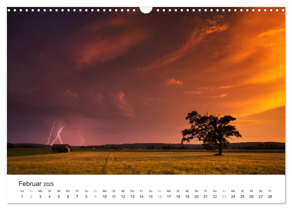 Faszination Gewitter (CALVENDO Wandkalender 2025)