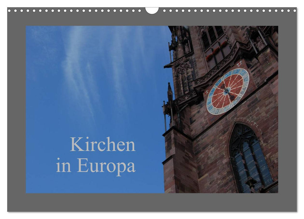 Kirchen in Europa (CALVENDO Wandkalender 2025)