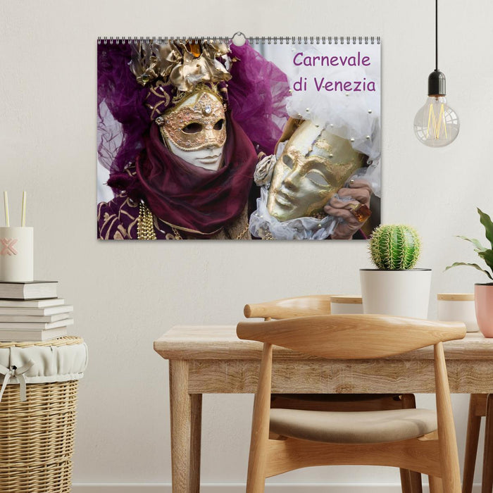 Carnevale di Venezia 2025 (CALVENDO Wandkalender 2025)